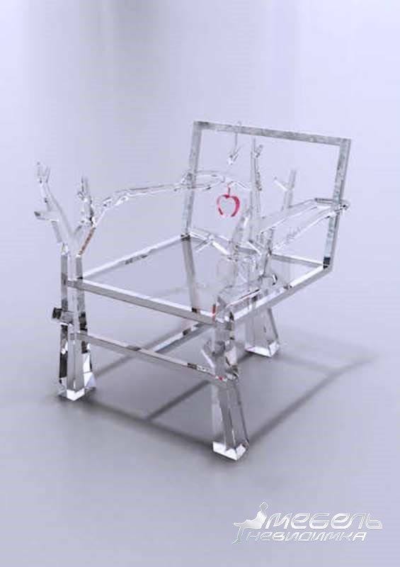Прозрачная дизайнерская мебель