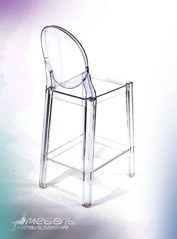Прозрачные барные стулья