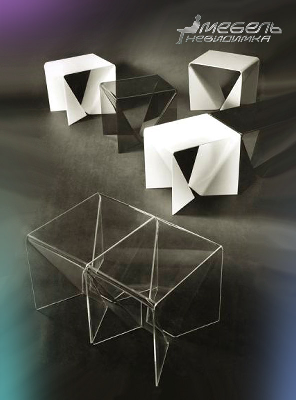 Мебель-оригами из оргстекла